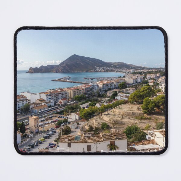 Item preview, View over Altea towards the marina and the Serra Gelada Park, Costa Blanca, Spain designed and sold by Kevin Hellon.