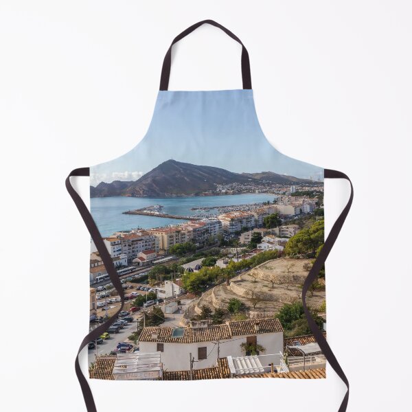 Item preview, View over Altea towards the marina and the Serra Gelada Park, Costa Blanca, Spain designed and sold by Kevin Hellon.