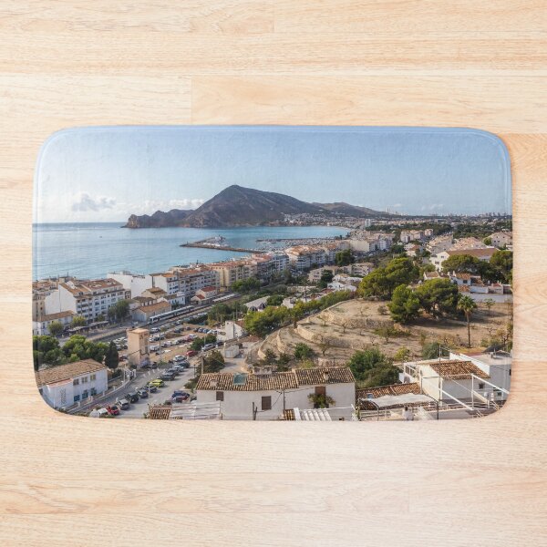 Item preview, View over Altea towards the marina and the Serra Gelada Park, Costa Blanca, Spain designed and sold by Kevin Hellon.