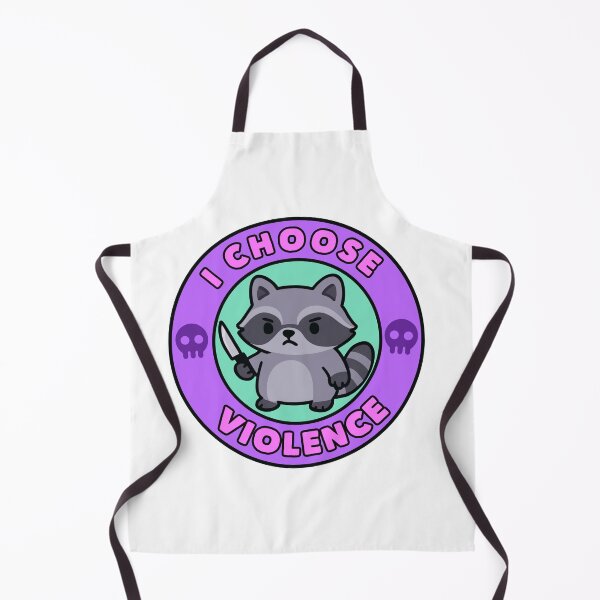 Item preview, I Choose Violence Raccoon Meme Cute designed and sold by TinyPanic.