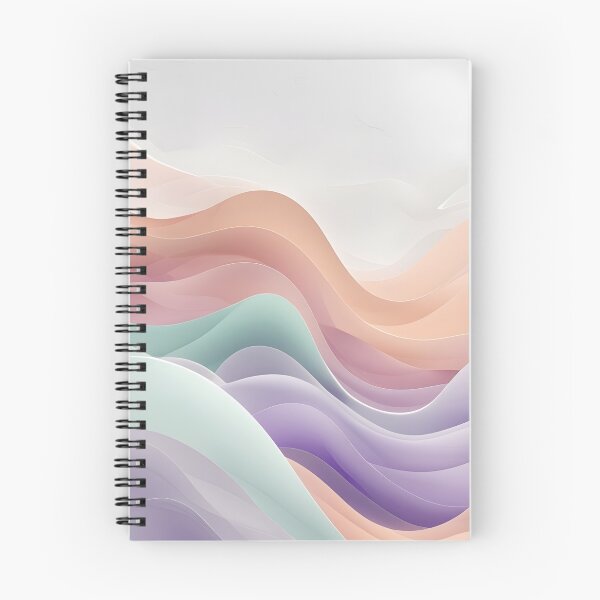Item preview, Pastel Flow – Soft Abstract Color Waves designed and sold by Rudie.Studio.