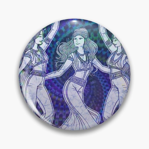 Item preview, Hippie Dancers Tie Dye Batik designed and sold by AuroraXGreen.