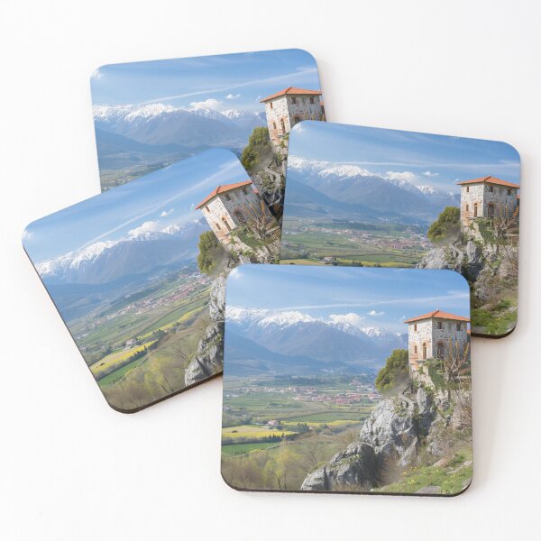 Item preview, Ancestral Italian Hermitage – Caltrano Castle in Spring Light designed and sold by ArgentoArt.