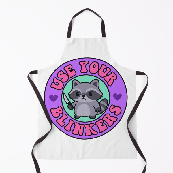 Item preview, Use Your Blinkers Trash Panda Meme Cute Bumper designed and sold by TinyPanic.