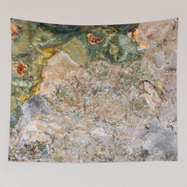 Item preview, Rain Forest Rhyolite Rough Side of Stone designed and sold by MetaArt369.