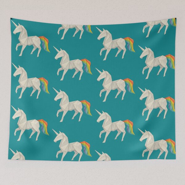 Item preview, Prismatic Grace – Origami Unicorn with Rainbow Tail designed and sold by S-Dstyle.