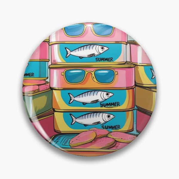 Item preview, The canned fish pattern is pleasing to the eye and looks great to wear. designed and sold by SmileShopAJ.