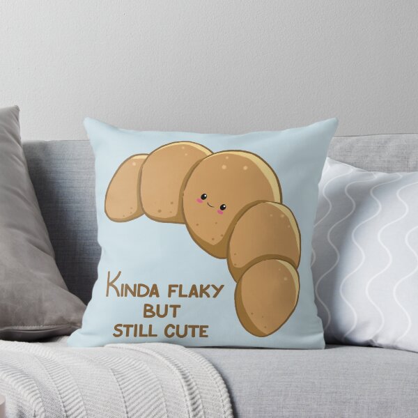 Item preview, Kinda Flaky but Still Cute Croissant designed and sold by CheesieBeeStudio.