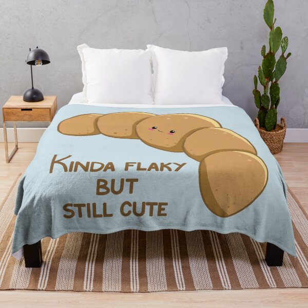Item preview, Kinda Flaky but Still Cute Croissant designed and sold by CheesieBeeStudio.