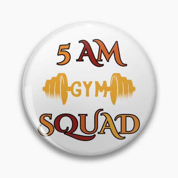 Item preview, 5 AM Gym Squad – Early Morning Fitness Motivation designed and sold by FeminineFlex.
