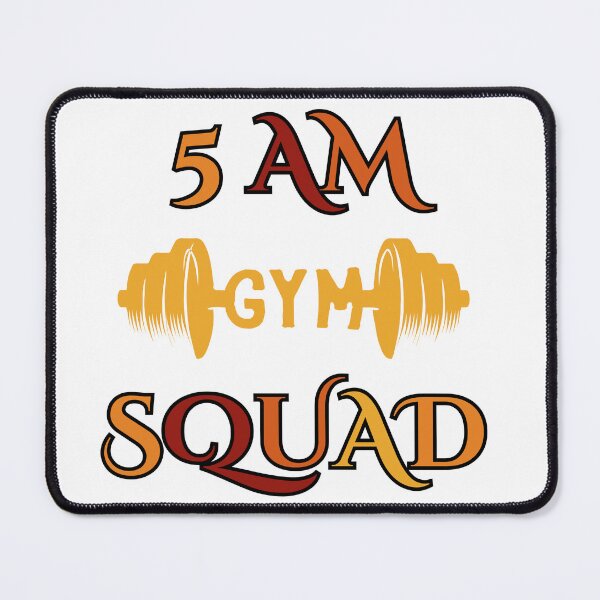 Item preview, 5 AM Gym Squad – Early Morning Fitness Motivation designed and sold by FeminineFlex.