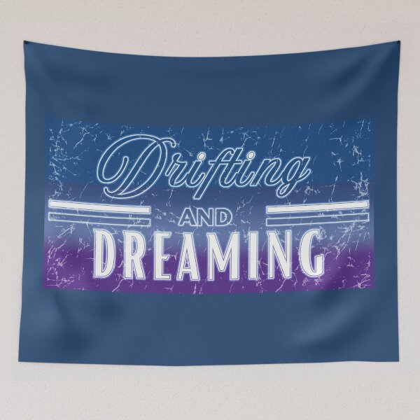 Item preview, Drifting and Dreaming dead head batik blue purple designed and sold by AuroraXGreen.