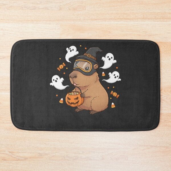 Item preview, Chibi Capybara Hazmat Halloween designed and sold by k3rstman1.