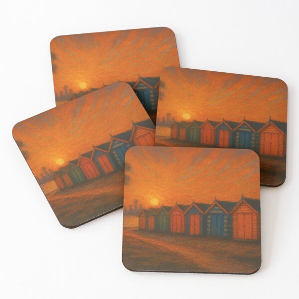 Item preview, Brighton Bathing Boxes designed and sold by FairDinkumThreads.