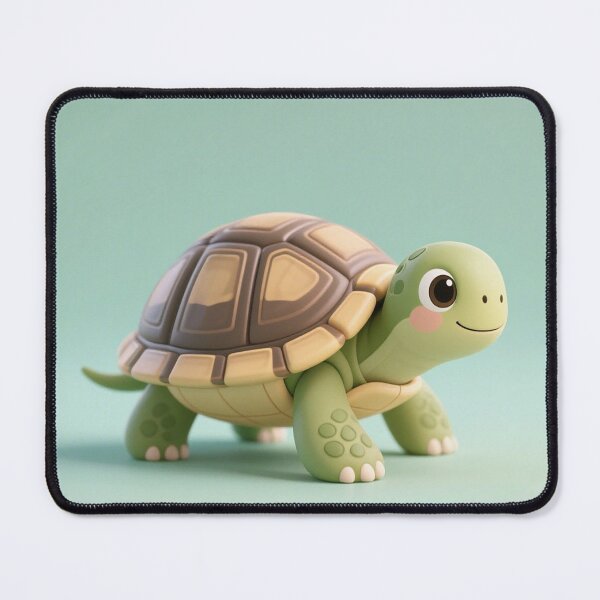 Item preview, turtle, green, kawaii, cute, modern, aesthetic, minimalist, chubby, adorable designed and sold by SasiPen.