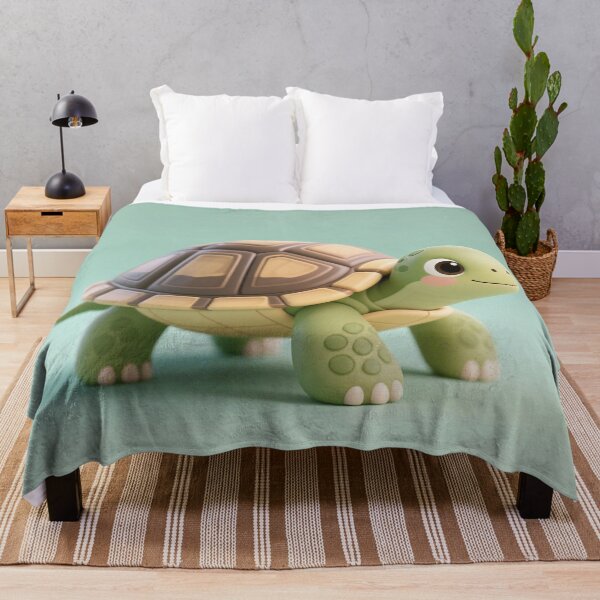 Item preview, turtle, green, kawaii, cute, modern, aesthetic, minimalist, chubby, adorable designed and sold by SasiPen.