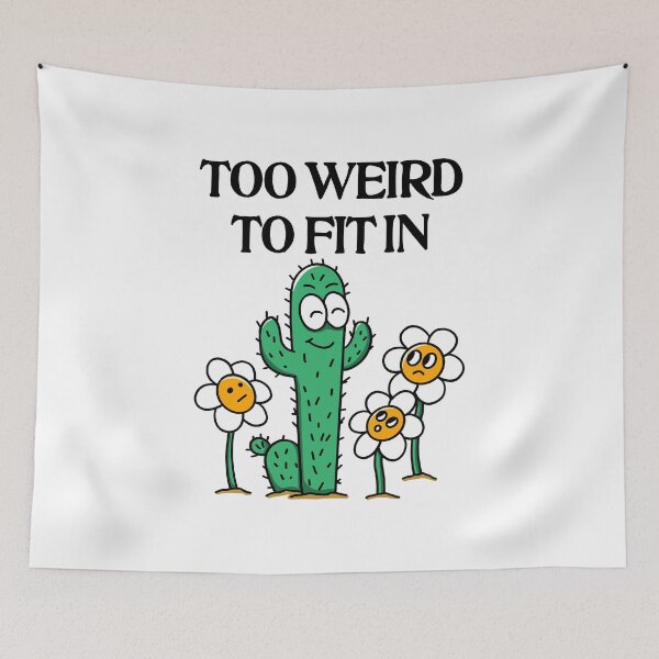 Item preview, Too Weird To Fit In designed and sold by ethnicdrawing.