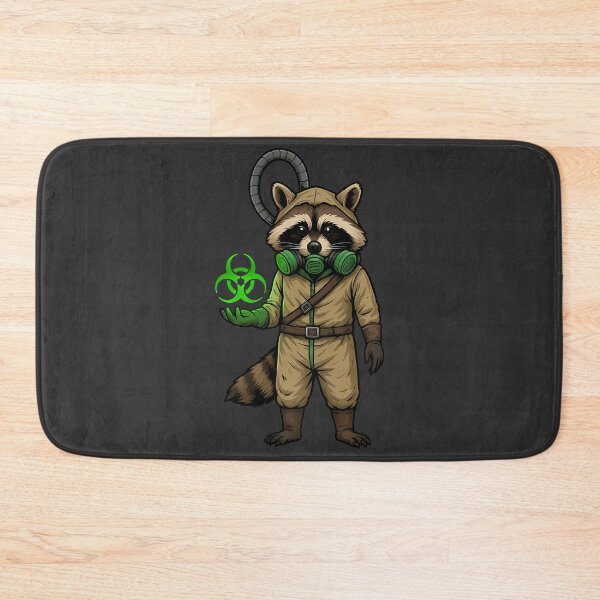 Item preview, Raccoon Hazmat Biohazard Halloween Horror designed and sold by k3rstman1.