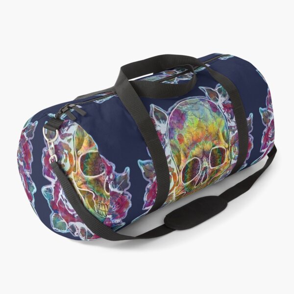 Item preview, Tie Dye Skull and Roses Rainbow  designed and sold by AuroraXGreen.