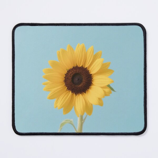 Item preview, sunflower, blue, natural, kawaii, cute, modern, aesthetic, minimalist, chubby, adorable designed and sold by SasiPen.