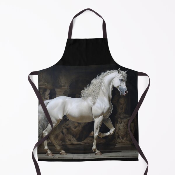 Item preview, White Horse Stallion Portrait Mystical designed and sold by CritterWisdom.
