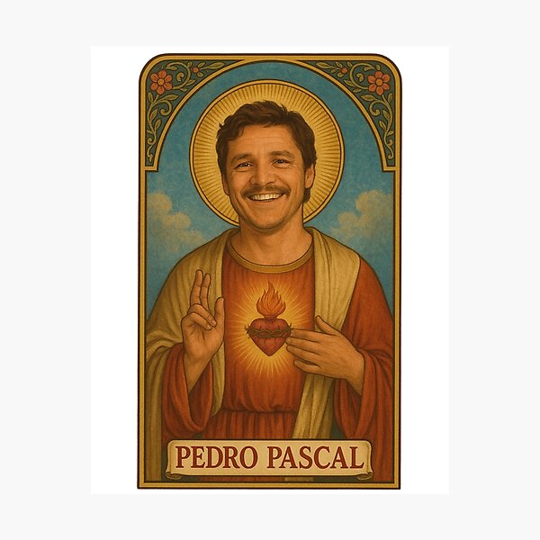 Aperçu de l'œuvre Saint Pierre Pascal – Protecteur des bonnes vibrations chaotiques créée et vendue par LittleMsMorales.