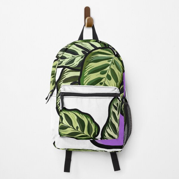 Item preview, Digital illustration of a potted Calathea makoyana designed and sold by SaraCaos.
