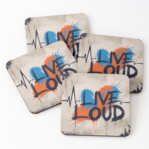 Artikelvorschau, Tintenimpuls: Live Loud 3 entworfen und verkauft von Vibrant Threads.