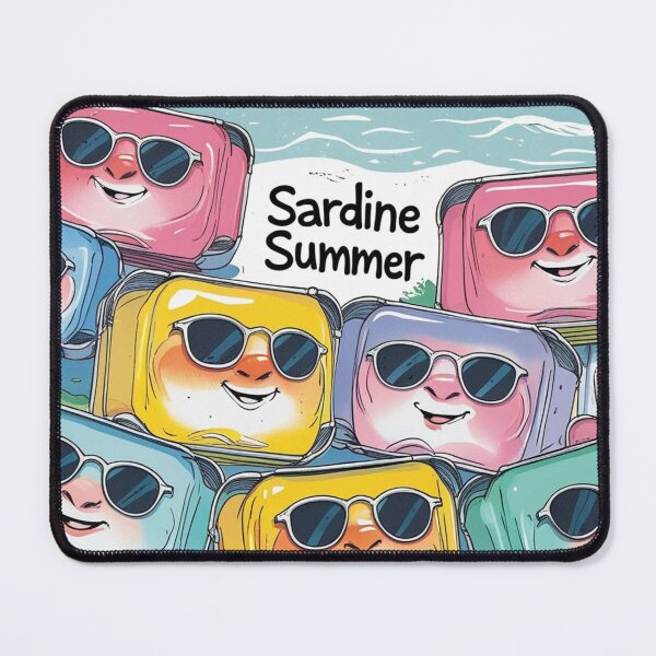 Item preview, The canned fish pattern is pleasing to the eye and looks great to wear. designed and sold by SmileShopAJ.