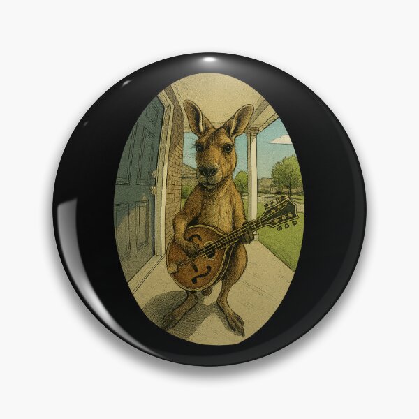 Item preview, Unique view of Mandolin Kangaroo Musician vibe designed and sold by Sarcastic designs.