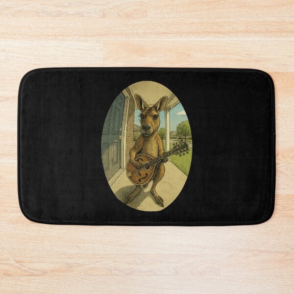 Item preview, Unique view of Mandolin Kangaroo Musician vibe designed and sold by Sarcastic designs.
