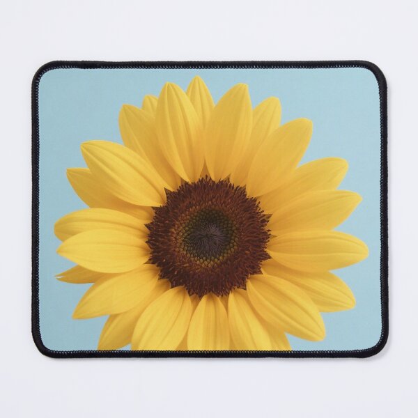 Item preview, sunflower, blue, natural, kawaii, cute, modern, aesthetic, minimalist, chubby, adorable designed and sold by SasiPen.