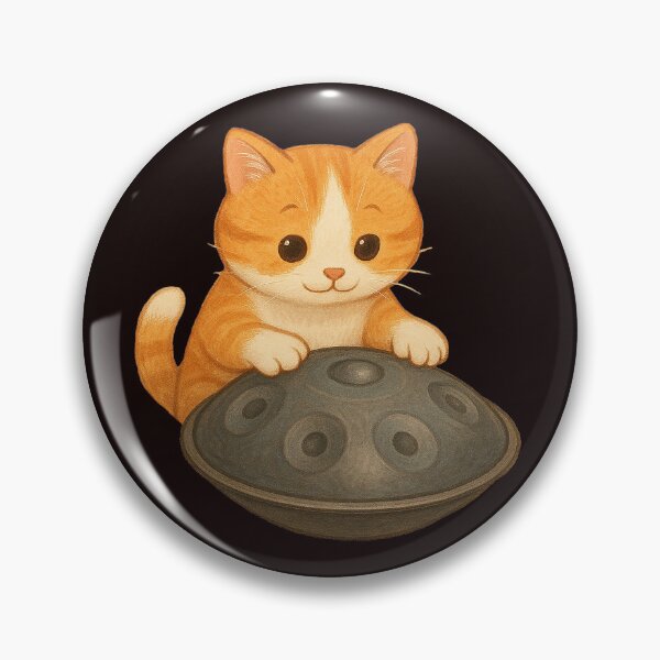 Item preview, Ginger Cat Handpan Flow designed and sold by TheJoyTribe.