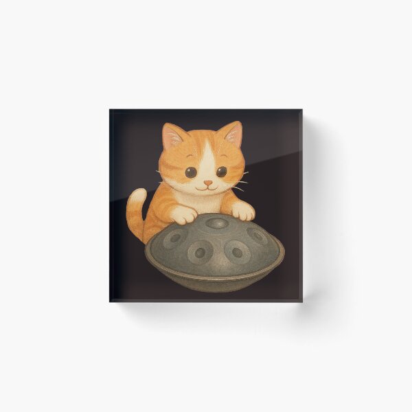 Item preview, Ginger Cat Handpan Flow designed and sold by TheJoyTribe.