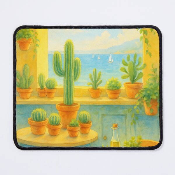 Item preview, Watercolour Cactus Kitchen Oasis | Cottagecore Botanical Home Decor designed and sold by fairmaiden7.