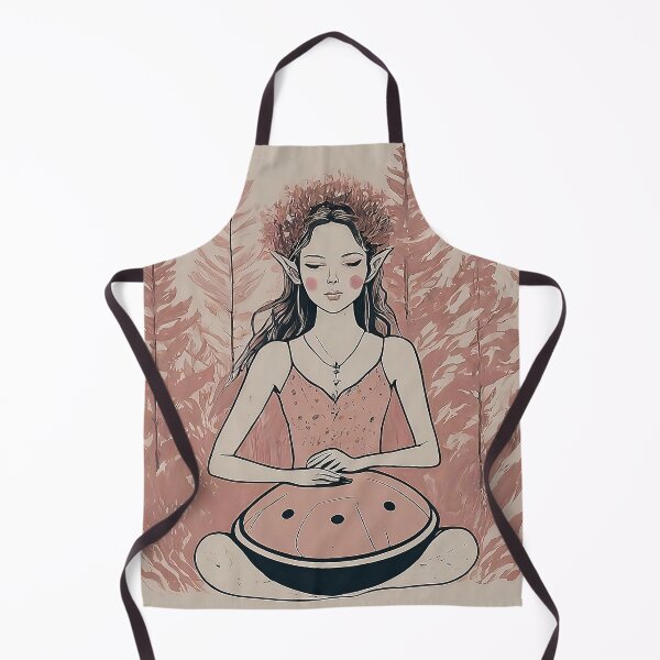 Item preview, Beautiful Handpan Goddess Forest Print designed and sold by TheJoyTribe.