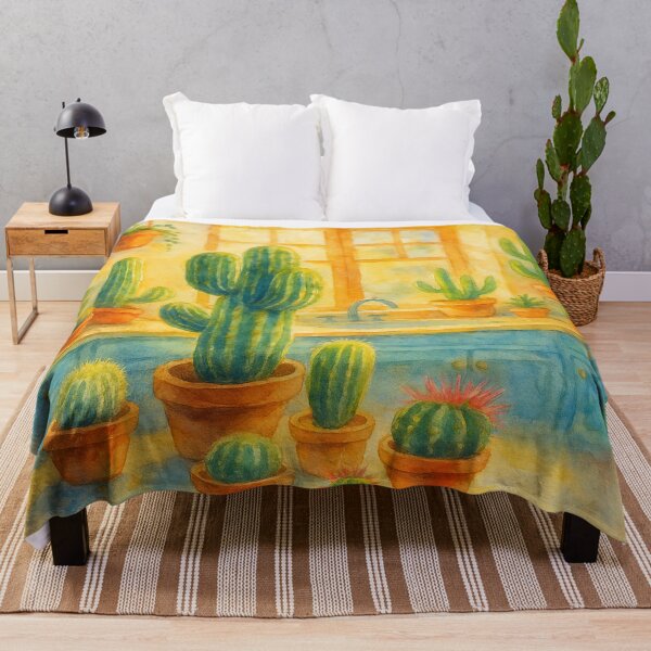 Item preview, Watercolor Cactus Kitchen | Cozy Cottagecore Greenery Decor designed and sold by fairmaiden7.