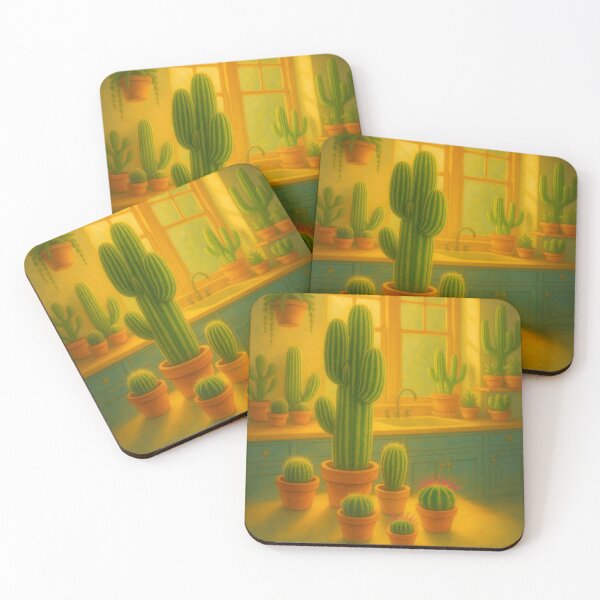 Item preview, Cactus Kitchen Oasis | Cozy Botanical Home Decor designed and sold by fairmaiden7.