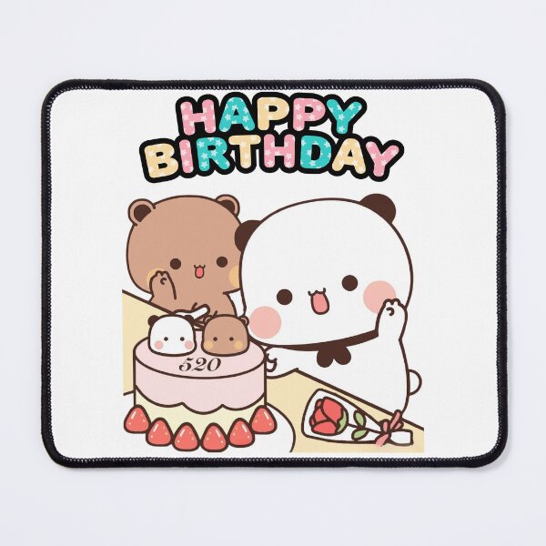 Item preview, Happy Birthday from DuDu Bear and Panda Bubu And Dudu 2026 designed and sold by BlueSkylineArts.