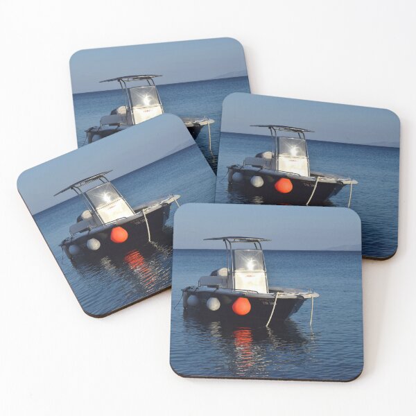 Item preview, Small Fishing Boat Mykonos Greece  designed and sold by GRL Photography.