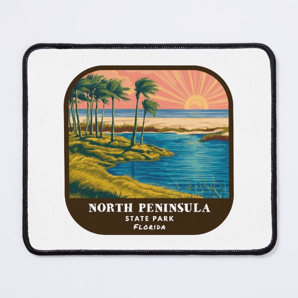 Item preview, Vintage North Peninsula State Park (Florida State Park) designed and sold by RabbitK.