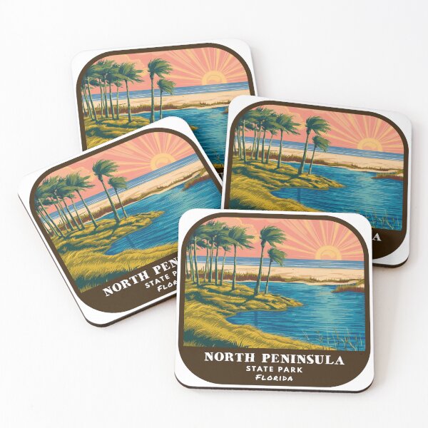 Item preview, Vintage North Peninsula State Park (Florida State Park) designed and sold by RabbitK.