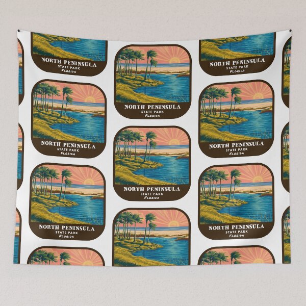 Item preview, Vintage North Peninsula State Park (Florida State Park) designed and sold by RabbitK.