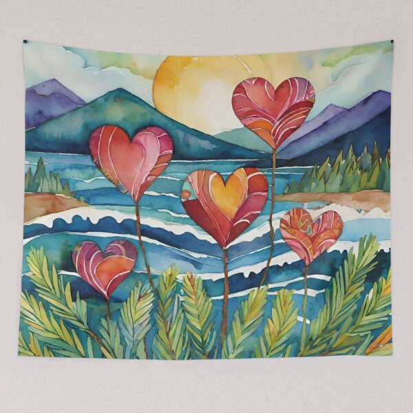 Item preview, Hearts on the Horizon designed and sold by Dream Whimspirations.