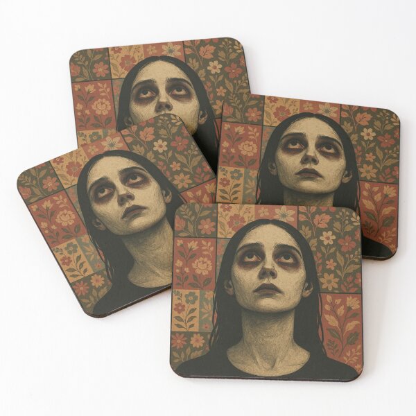 Item preview, Portrait with Floral Tapestry designed and sold by optimusprime39.
