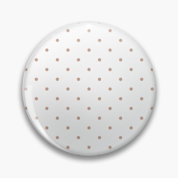 Item preview, Classic Beige And White Polka Dot Pattern – Retro Minimalist Style designed and sold by DaisyHouse.