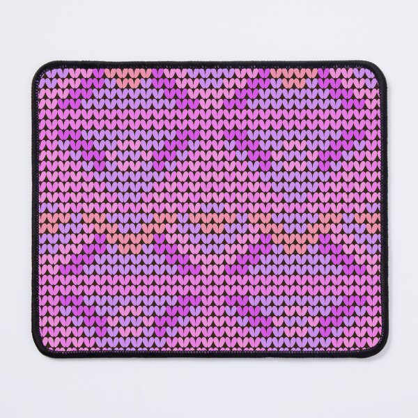 Item preview, Knitted Fabric Texture with Zigzag Patterns in Pink and Purple Hues designed and sold by lotus2lin.