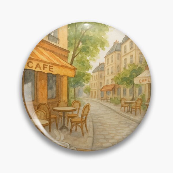 Item preview,  A cozy charming depiction of a  parisian street designed and sold by optimusprime39.