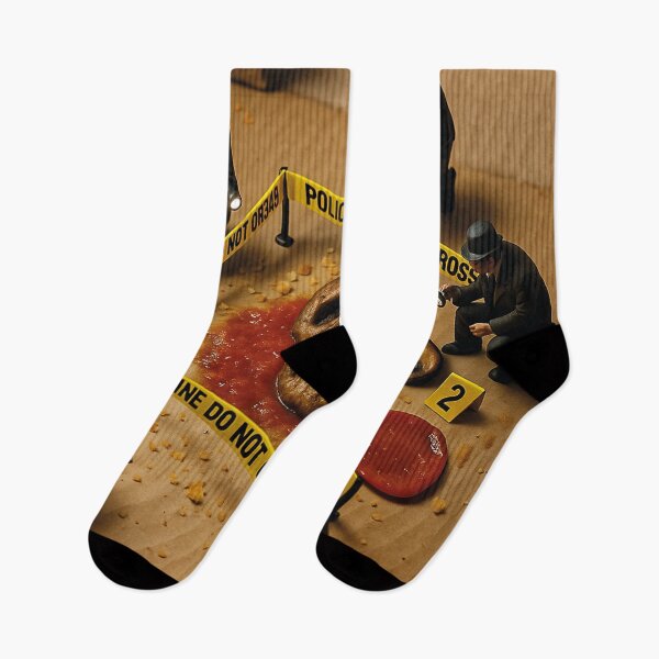 Item preview, Crime scene pizza box designed and sold by Mauswohn.