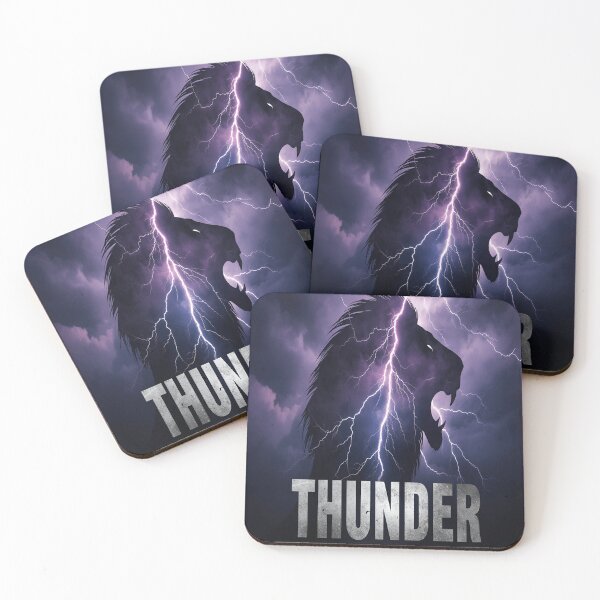 Item preview, Thunder Lightning Lion Storm Silhouette Art designed and sold by Aicrag-Shop.